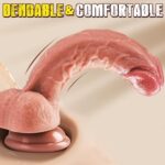7.3 inch Realistic Dildo, g-spot Silicone Dildos with Strong Suction Cup, Small Dildo for Anal vingina,Sex Toy for Women and Men Adult Toy,Sex Machine juguetes sexuales - Image 4