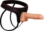 Strap on Dildo with Harness, 7.5 inches Strong Suction Cup Realistic Dildo Removable Pegging Big Dildo with Adjustable Hollow Strapon Harness, Adult Sex Toy Set for Women Men Couples Lesbian Gay