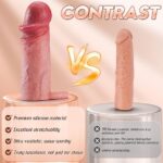 Penis Sleeve Cock Sleeve-6.1" Realistic Silicone Dildo Adult Male Sex Toys for Men,Penis Extender Sex Tools with Life-Like Vein Texture & Anatomical Detail,Funda para el pene,pennis Sleeves - Image 3