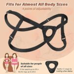 Mtsige Strap On Dildo Harness Set, Replaceable 7 Inch Realistic Silicone Suction Cup Dildos, Plus Size Adjustable Harness, G spot Anal Peneration Pegging Lesbian Sex Toys, Sex Things for Couples Kinky - Image 5