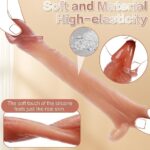 Penis Sleeve Male Sex Toys, Ultra-Soft Silicone 6.3'' Cock Sleeve, Mens Sex Toys Penis Cuff Thickened Testicle Ring Male Adult Toys, Penis Extender and Penis Enlarger for Men - Image 3
