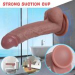 Kstert Realistic Dildo – 7.8" Liquid Silicone Toy with Strong Suction Cup, Lifelike Veiny Texture & Resilient Firmness, Hands-Free G Spot Focused Design for Women & Beginners - Image 3